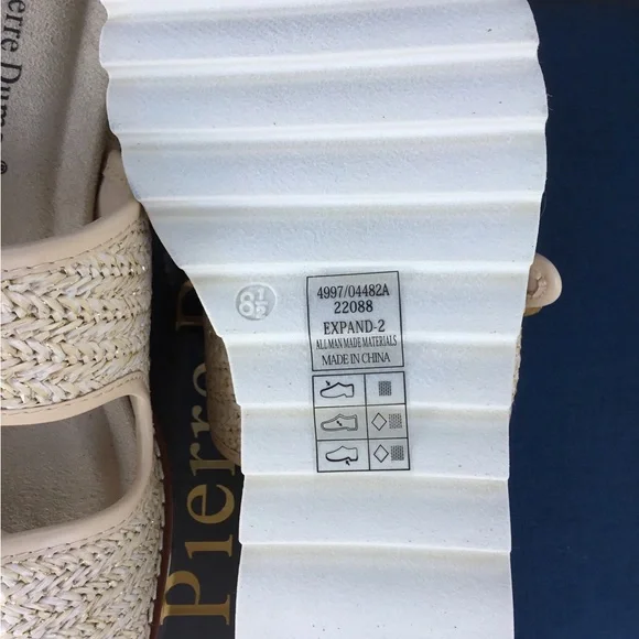 Pierre Dumas Women's Double Buckle Sandals NIB - Picture 5 of 7